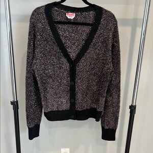 Women's Black Cardigan Sweater